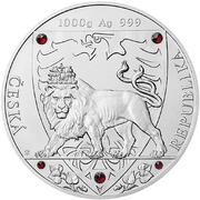80 Dollars - Elizabeth II Czech Lion, Niue, 2020 reverse image