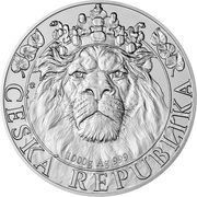 80 Dollars - Elizabeth II Czech Lion, Niue, 2022 reverse image