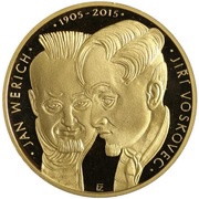 100 Dollars - Elizabeth II Voskovec and Werich, Niue, 2015 reverse image