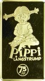 100 Dollars - Elizabeth II Pippi Longstocking, Niue, 2021 reverse image