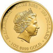 100 Dollars - Elizabeth II Australian Honey Bee obverse image