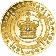 100 Dollars - Charles III Coronation of Charles III, Niue, 2023 reverse image