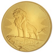 250 Dollars - Elizabeth II Lion King, Niue, 2019 reverse image