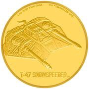 250 Dollars - Elizabeth II T-47 Snowspeeder, Niue, 2020 reverse image