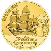 250 Dollars - Elizabeth II The Black Pearl, Niue, 2021 reverse image