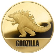 250 Dollars - Elizabeth II Godzilla, Niue, 2021 reverse image