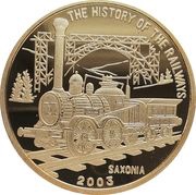 20 Won Saxonia, North Korea, 2003 reverse image