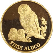 200 Won Strix Aluco reverse image