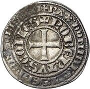 1 Groat - Robert III of Bethune Tournois castle obverse image