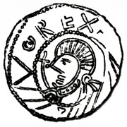 1 Penning - Magnus Berrføtt obverse image
