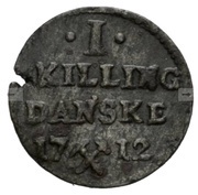 1 Skilling - Frederik IV reverse image
