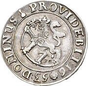 ¼ Speciedaler - Frederik III, Norway, 1652-1654 reverse image