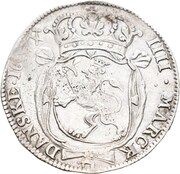 4 Mark - Christian V, Norway, 1687 reverse image