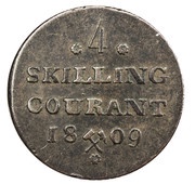 4 Skilling Courant - Frederik VI reverse image