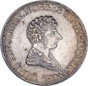 1 Speciedaler - Carl XIV Johan, Norway, 1826-1836 obverse image