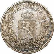 2 Kroner - Oscar II reverse image