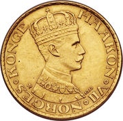 20 Kroner - Haakon VII obverse image