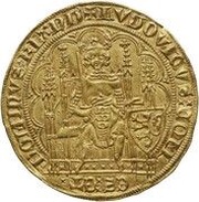 Gold Ecu - Louis I of Nevers obverse image