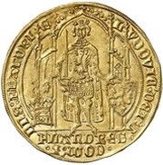 1 Franc a pied - Louis II de Male obverse image