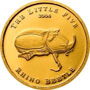 1 Dollar Rhino Beetle reverse image