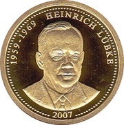 1 Dollar Heinrich Lübke reverse image