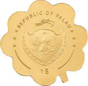 1 Dollar Golden Clover, Palau, 2022 obverse image