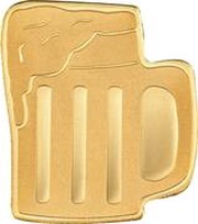 1 Dollar Beer mug, Palau, 2023 reverse image