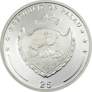 2 Dollars Green Darien Stubfoot Toad obverse image