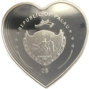 2 Dollars My heart flies for you obverse image