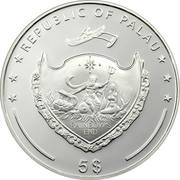 5 Dollars Ferrari: 60 Years Anniversary obverse image