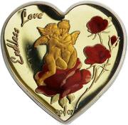 5 Dollars Endless Love, Palau, 2007 reverse image