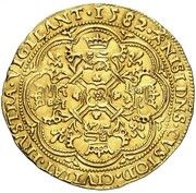 1 Rose Noble - Ghent Revolt full date reverse image