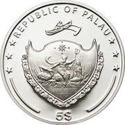 5 Dollars Merry Christmas obverse image