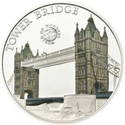 5 Dollars Tower Bridge, Palau, 2011 reverse image
