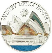 5 Dollars Sydney Opera House, Palau, 2011 reverse image