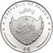 5 Dollars Dykh-Tau obverse image