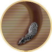 20 Dollars Zebra, Palau, 2023 reverse image