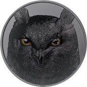 25 Dollars Eagle Owl, Palau, 2023 reverse image