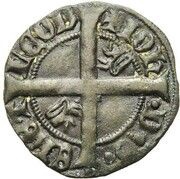 Brûlé, copper - John of Bavaria reverse image