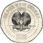 50 Toea - Elizabeth II XV Pacific Games obverse image