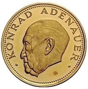 1500 Guaraníes Konrad Adenauer, Paraguay, 1974 reverse image