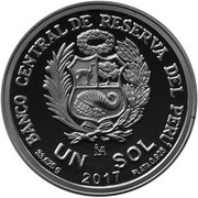 1 Sol 400 years of the death of Rose of Lima obverse image