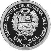 1 Sol Bicentennial of the Peruvian Army obverse image