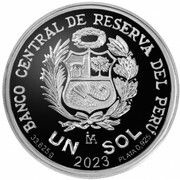 1 Sol Peru-Japan Relations obverse image