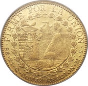 8 Escudos Confederation, Peru, 1837-1838 reverse image