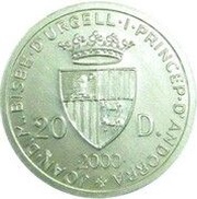 20 Diners - Joan Martí i Alanis XXVII Summer Olympic Games obverse image