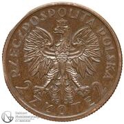 10 Zlotys Polonia; Trial Strike B obverse image