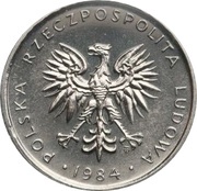 10 Zlotys Trial Strike obverse image