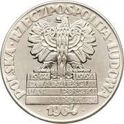 20 Zlotys Nowa Huta Turoszów; Trial Strike CuNi obverse image