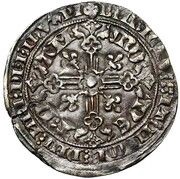 Gros - William shield, Belgium, 1337-1391 reverse image